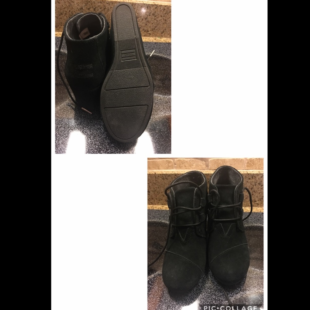 Black Toms booties